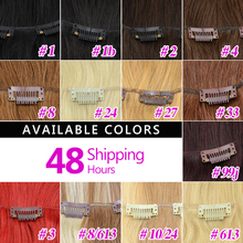Clip In Human Hair Extensions 8 Pcs 100 200 g Clip In Hair Extensions 16 26