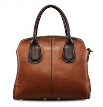 Hot 2015 Women Messenger Bags Fashion Shoulder Bag Vintage Women Leather Handbag Genuine Leather Tote Bolsas Crossbody Bag