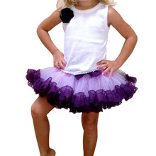 2-8Y Princess Kids Girl Multi layer Tulle Party Dance Skirts Short Cake Tutu Skirt