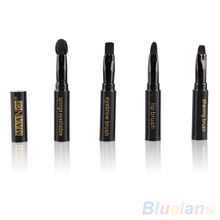 4 Pcs Set Pro Makeup Cosmetic Tool Foundation Eyeshadow Eyeliner Lip Brushes Set Kit 1M9R