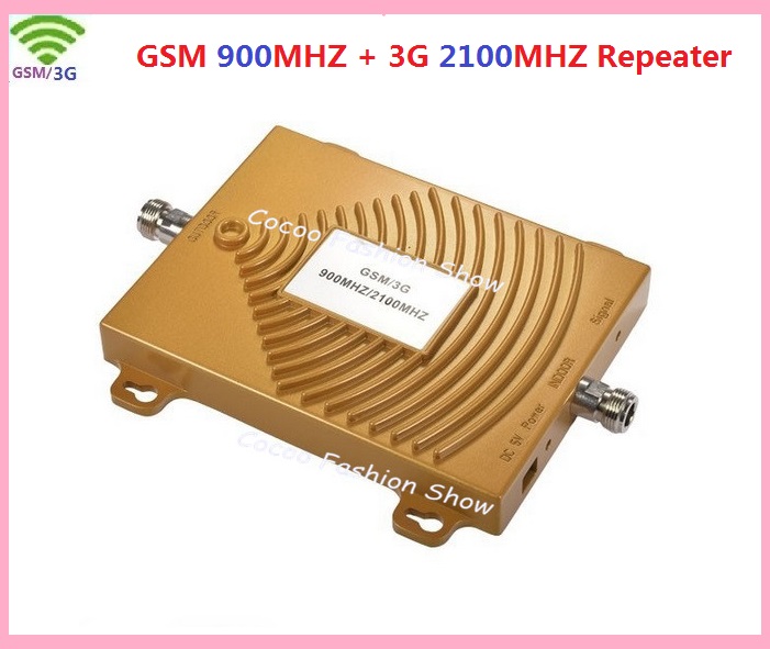GSM 3G Repeater Dual Band Booster 65dbi Mobile Signal 3G GSM Booster 900 2100 Amplifier 3G