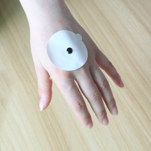 100pcs disposable Eyelash glue holder Pallet Eyelash Extension glue pads stand on eyelash jade stone small size 2.5cm