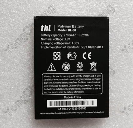 Thl 2015   2700  BL-08  Replacment   THL 2015 Android    +  