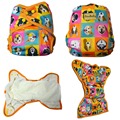 JinoBaby Natural Bamboo Cloth Nappy Cloth Diaper Newborn to Toddler Babies Pocket Cloth Diapers 4KGS TO