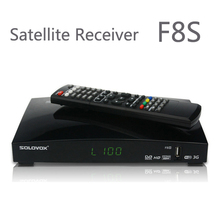 1PCS Free Shipping Original SOLOVOX F8S Satellite Receiver/ TV Box Support 2 USB WEB TV Card Sharing 3G modem