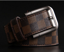 2015 mens accessories cintos masculinos white Luxury leather belt men famous brand leather belts for men