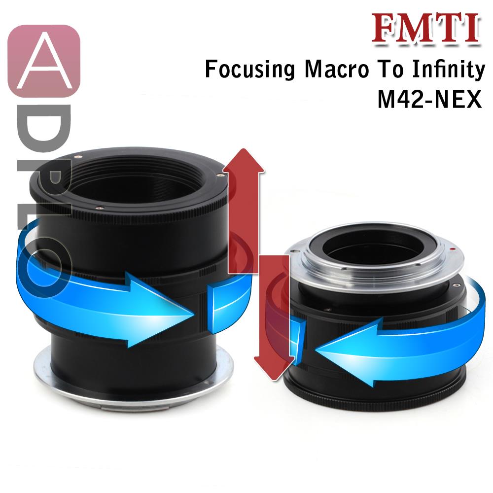 Macro Tube Helicoid Lens Adapter Ring Suit For M42 screw to Sony NEX For A5100 A6000 5T 3N 6 5R F3 7 A7 A7s A7R VG900 VG30 EA50