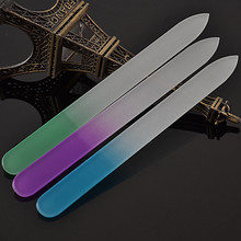1 Pcs/Lot Durable Nail File Crystal Glass Buffer Sanding Nail Art Manicure Device Pro Tool Free Shipping