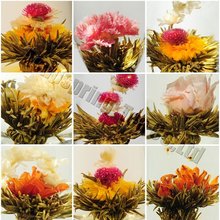 Individual vacuum package 120 Kinds Blooming Flower Tea Artistic Flower Tea A3CK02 Free Shipping