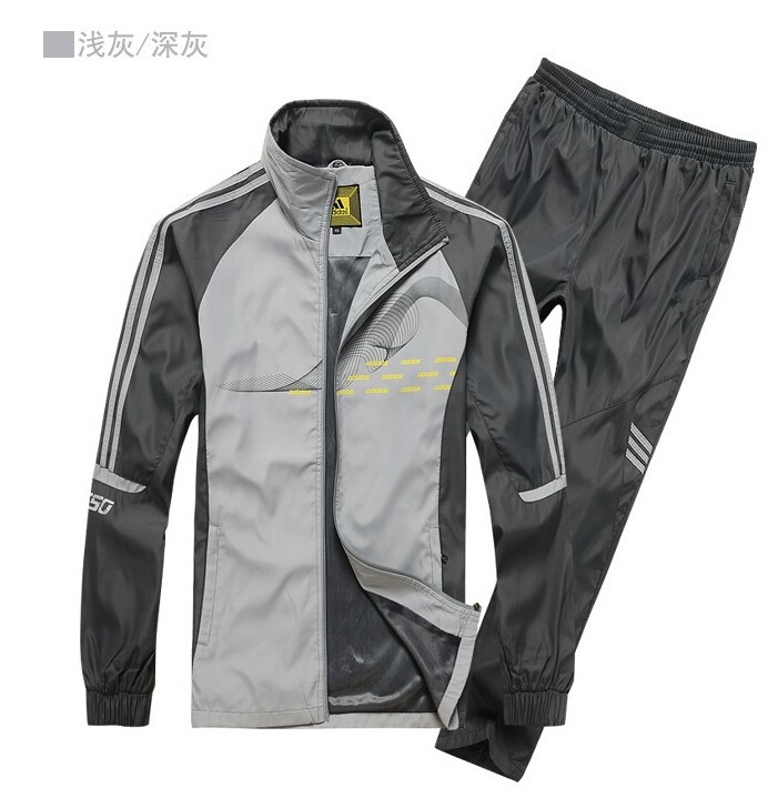 2015-spring-and-autumn-leisure-sports-suit-male-adolescent-sleeved-running-training-outdoor-sportswear-Two-piece (2)