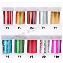 52 Designs Nail Art Transfer Foils Sticker 12pcs lot Hot Beauty Free Adhesive Nail Polish Wrap