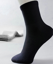 10pcs=5pairs Business Men’s Socks Casual sprot male sock meia calcetines basketball socks Summer Bamboo Charcoal Fiber Socks