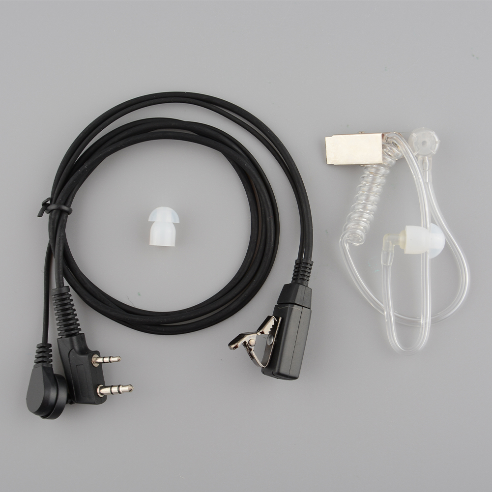 Earpiece Headset Anti noise Covert Acoustic Tube Mic Microphone font b Speaker b font For Radio