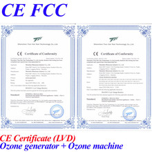 CE EMC LVD FCC ozone generator price