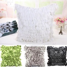 Hot Fallen Leaves Feather Pillow Case Couch Cushion Cover Home Decor Sofa Throw