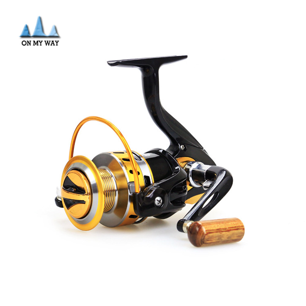 New spinning fishing reels 12BB YB2000-7000 series metal Fishing reel 5.5:1 pre-loading spinning wheel