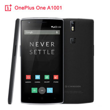 Original OnePlus One A1001 5.5” Android 4.4 Smartphone Snapdragon 801 2.5GHz Quad-core RAM 3G ROM16G FDD-LTE&WCDMA&GSM