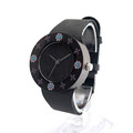 BOBO BIRD D25 Casual Antique Round Quartz Wooden Watches Ladies with Print Flowers for Women with