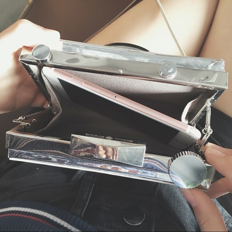 Vintage Camera Design Unique Shape Clutch Shoulder Bag Women Mini Purse Wallet S 