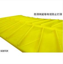 yellow Automobile Car Foldable Tyre Grip Tracks Traction Tracks Mats Escaper Snow Chains Bailout Plate 2pcs
