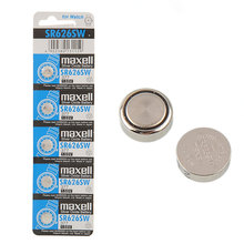 5X/Lot 5pcs Maxell SR626SW 377 SR66 Silver Oxide Alkaline Battery Cell For Watch High Quality Brand New