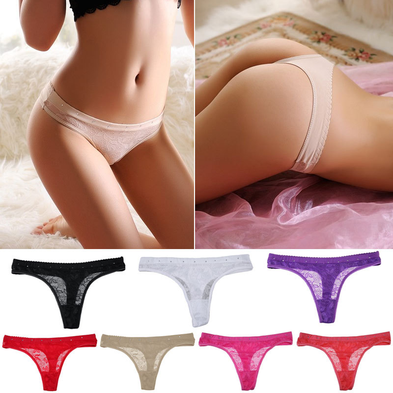 Top Selling Hot New Cute Women Sexy Cotton Lace Briefs seamless Panties Thongs G string Lingerie