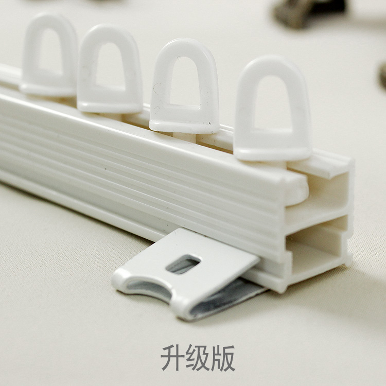 Monorail track mute slide rails accessories straight aluminum curtain track rail Roman rod top