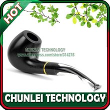 Free shipping ! New Best Wooden Ebony Transparent Mouth Tobacco Smoking Pipe Pipes