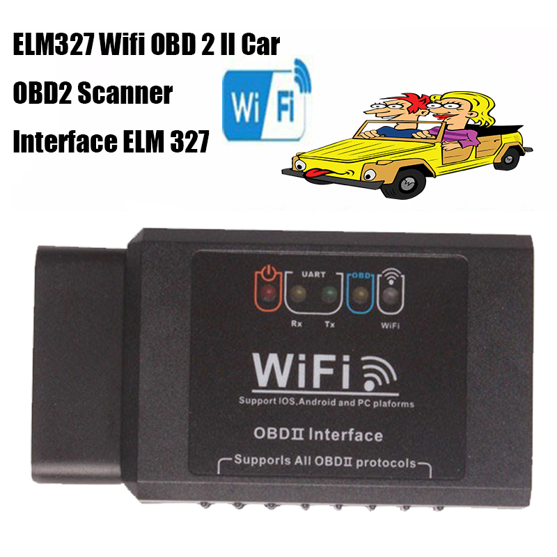 Elm327 Wifi OBD 2 II  OBD2   ELM 327  android-ios  OBD 327    