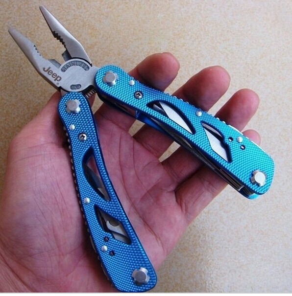 Multifunctional Collapsible Fishing Plier Spanner Wrench Bottle Opener Frosted Surface