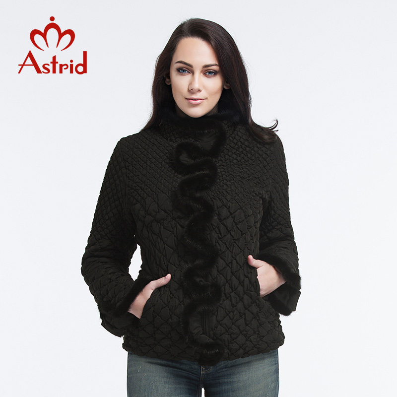 2016 Astrid New Fashion Women Jacket High Quality Elastic Tops Outdoor Leisure Winter Mink Coat Women Plus Size XL-6XL AM-8828
