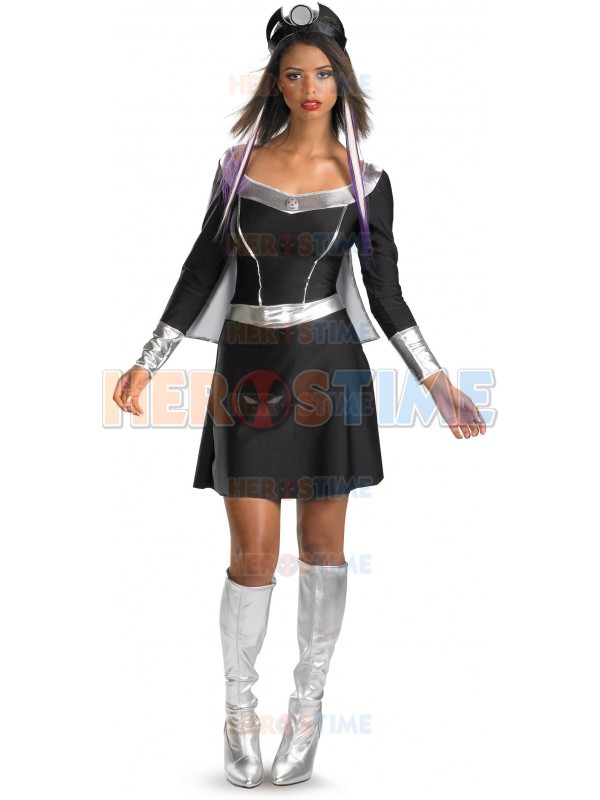 X men costume female Black Silver Spandex X men Storm Superhero costume hot sale halloween cosplay