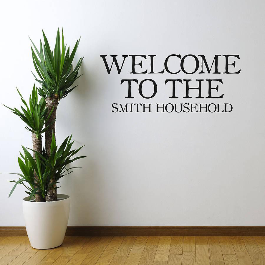 Online buy wholesale welcome to my home wall decals from china ...