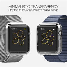 38mm 42mm Spuer Thin Smart Watch Case Cover for Apple Watch Case Crystal Clear Smart Watch