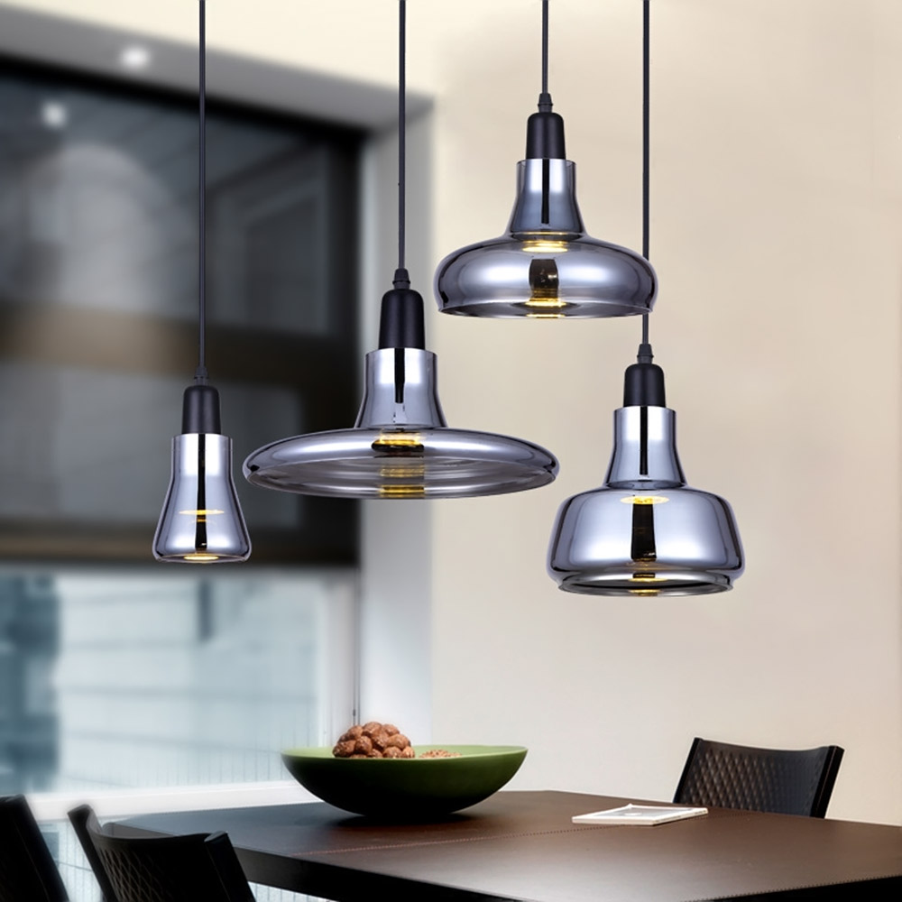 Lampade salotto moderni: salotto moderno a buon mercato in vetro ...