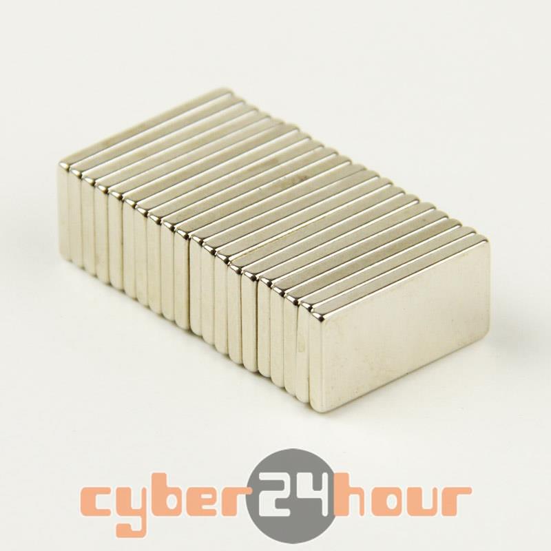 Гаджет  Lots 50 x Super Strong Block Cuboid Magnets Rare Earth Neodymium 20 x 10 x 2 mm N35 None Строительство и Недвижимость