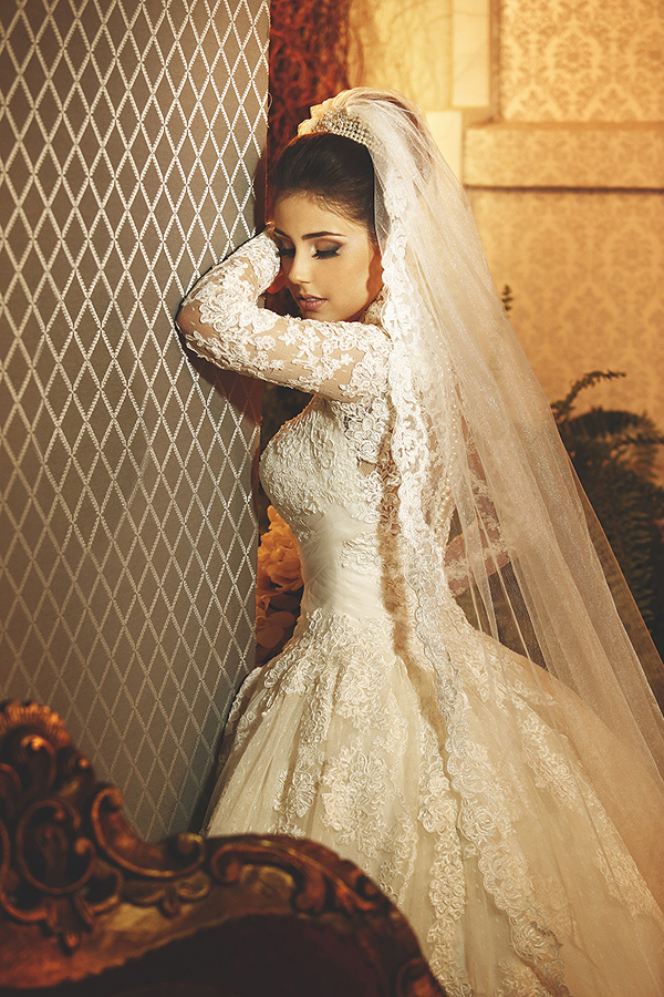 a bridal dress
