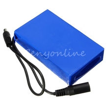 High Quality Super Rechargeable Protable Lithium ion Battery D C 12V 4000mAh With Plug