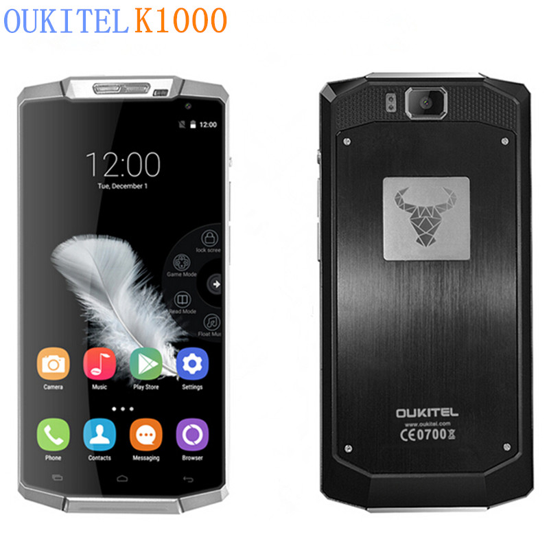 Original Oukitel K10000 10000mAh Battery 5 5 inch 4G FDD LTE Smartphone Android 5 1 Lollipop