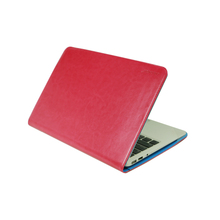 Ultra-thin PU Leather Case For Apple Macbook Air 13.3 inch flip holster portable laptop bag in stock high quality free shipping