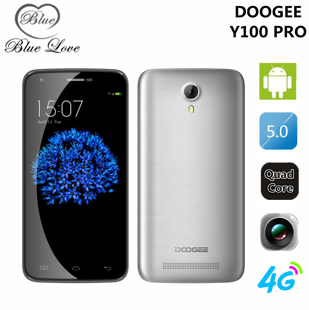 Doogee Valencia2 Y100 Pro 4G LTE Mobile Phone MTK6735 Quad Core 5 inch 1280 720 2GB