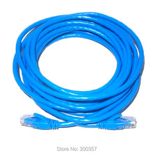 3m cat 6 network cord support Gigabit ethernet copper material BLUE color RJ45 patch lan cable