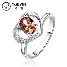 Wholesale Factory cheap Price R639-8 Silver plated Jewelry new design delicate ring for lady Free shipping