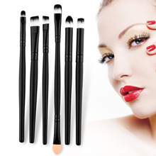 100 High Quality 6 Pcs Professional Makeup Brushes Set Make Up Wood Tools Cosmetics Brush Kit
