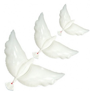 100 pcs lot helium dove wedding balloon eco flying white 100 pcs lot helium dove wedding balloon eco flying white