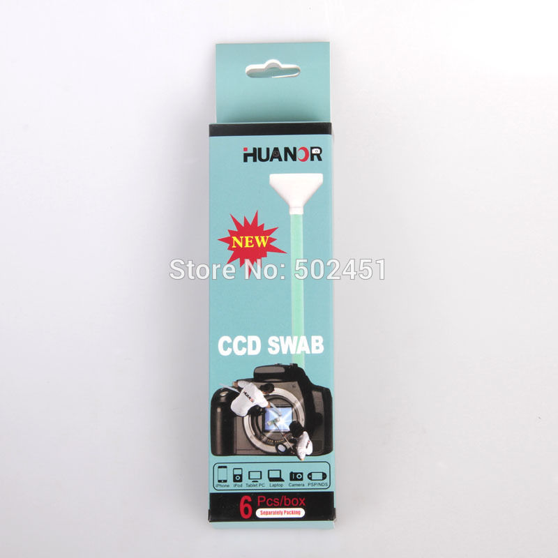 6 .    Cleaning Kit CMOS CCD  SWAB  Nikon Canon Camera DSLR +  !