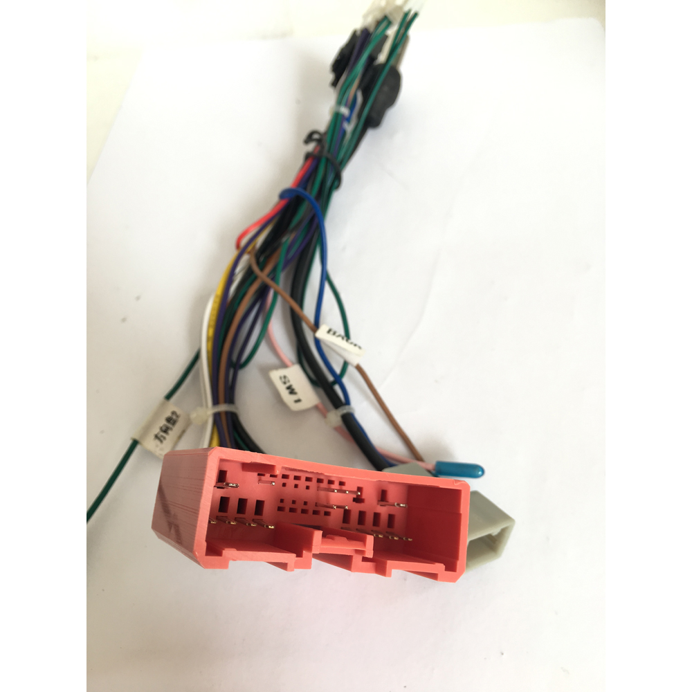2 din Car Radio ISO Plug Power Adapter Wiring Harness for mazda 3 5 CX