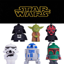 The full capacity cute D2d2 & YODA & Darth Vader usb 2.0 usb flash drive 8gb 16 gb 32 gb pen drive memory stick pendrive u disk