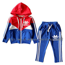 2016 kids Girl Boy Clothes Autumn Winter Set Jacket+pants Brand Sport Suit Kids Boys Girls Clothing Children’s Wear 2-10 Year