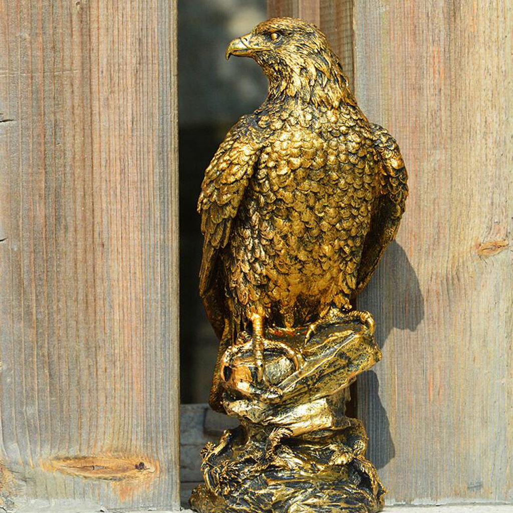 large resin eagle statues